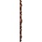 Ekena Millwork Angel Medallion (Canopies up to 4 3/8"), 20 7/8"OD x 3 5/8"ID x 1"P, Burnished Mahogany Crackle CM20ANBMC - alternate 3